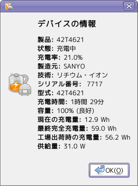 SANYO Li-Ion (6 cells)