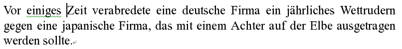 Korrektur von Word2003 ex.1