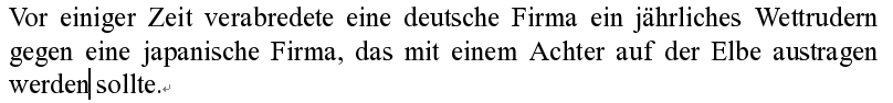 Korrektur von Word2003 ex.8-1