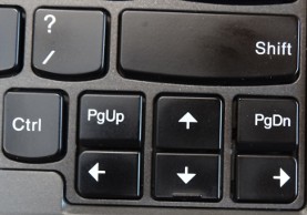 ThinkPad X240, PgUp and PgDn keys on the right down side of the keyboard